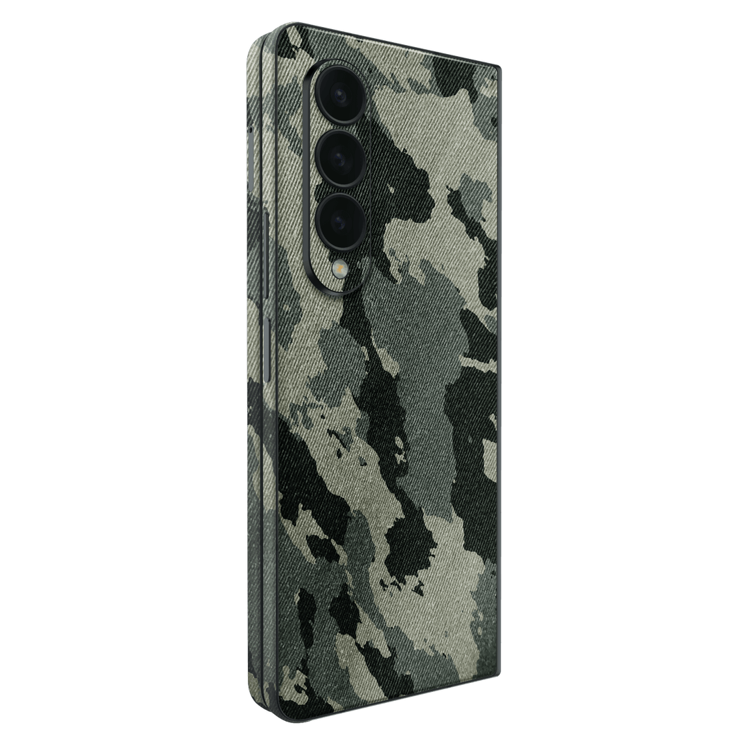 Samsung Galaxy Z Fold 4 (2022) Print Printed Custom Signature Hidden in The Forest Camouflage Pattern Skin Wrap Sticker Decal Cover Protector by EasySkinz | EasySkinz.com
