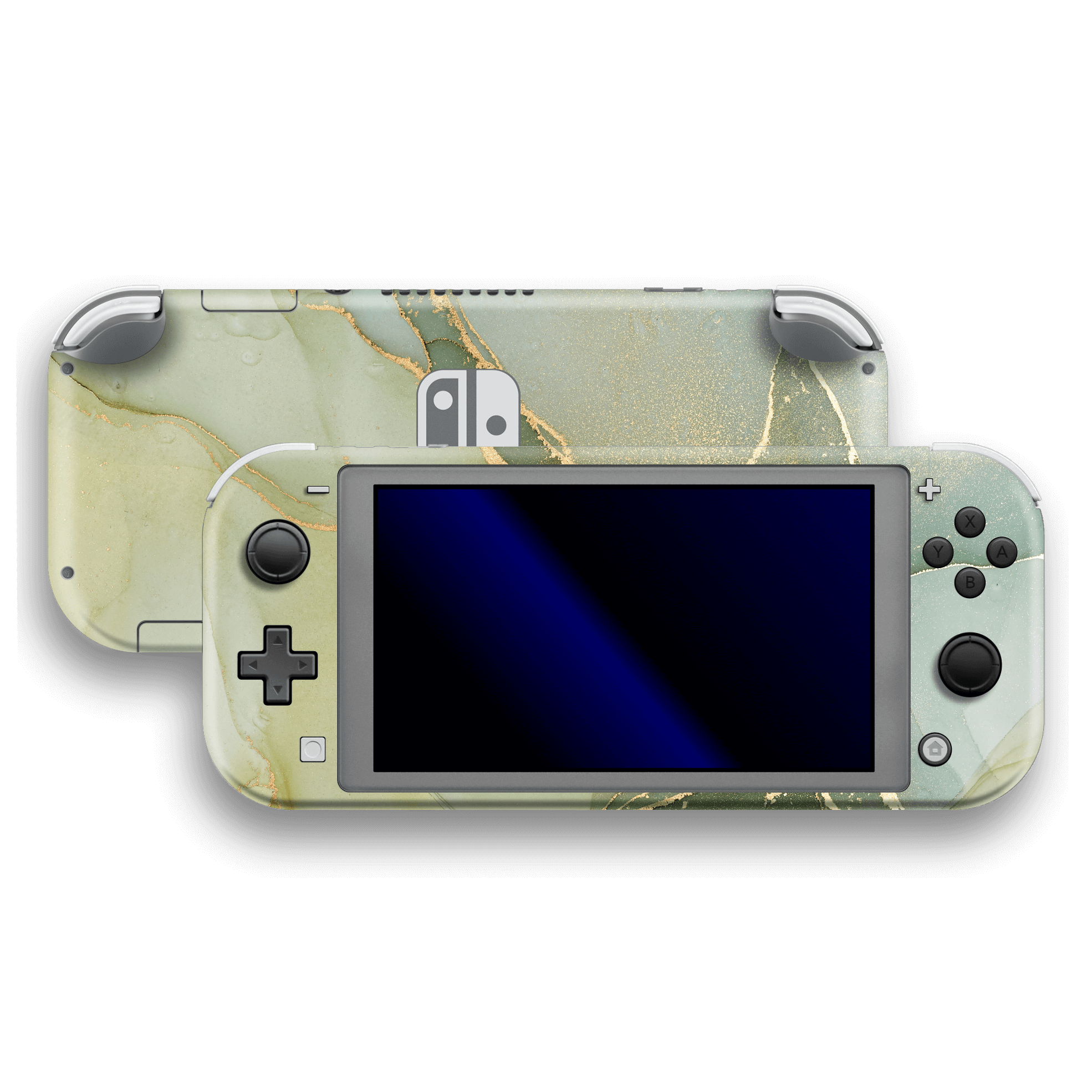 Nintendo Switch LITE SIGNATURE AGATE GEODE Gold Skin
