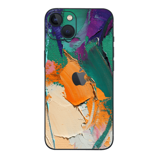 iPhone 13 SIGNATURE Oil Painting Fragment Skin - Premium Protective Skin Wrap Sticker Decal Cover by QSKINZ | Qskinz.com