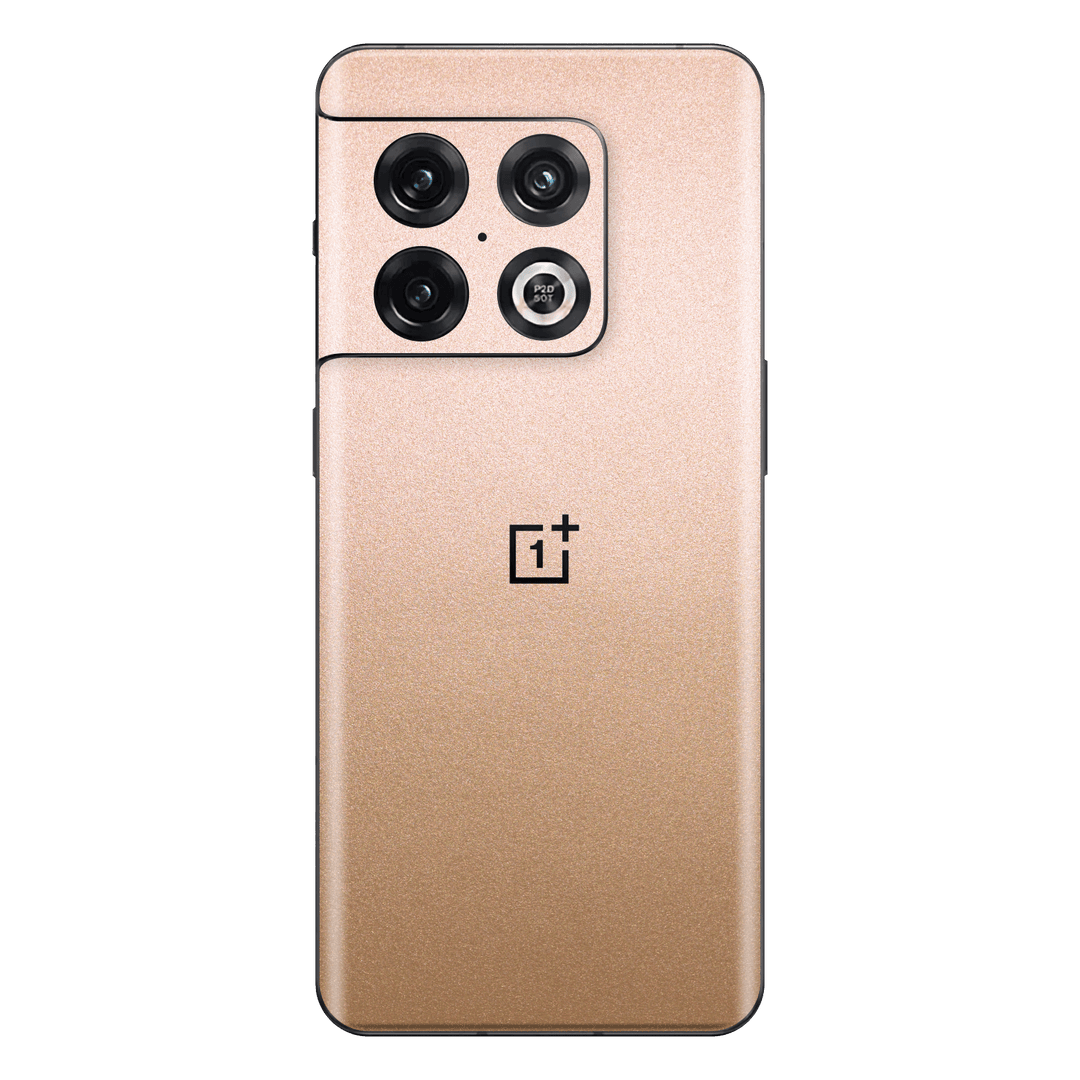 OnePlus 10 PRO Luxuria Rose Gold Metallic 3D Textured Skin Wrap Decal Cover Protector by EasySkinz | EasySkinz.com