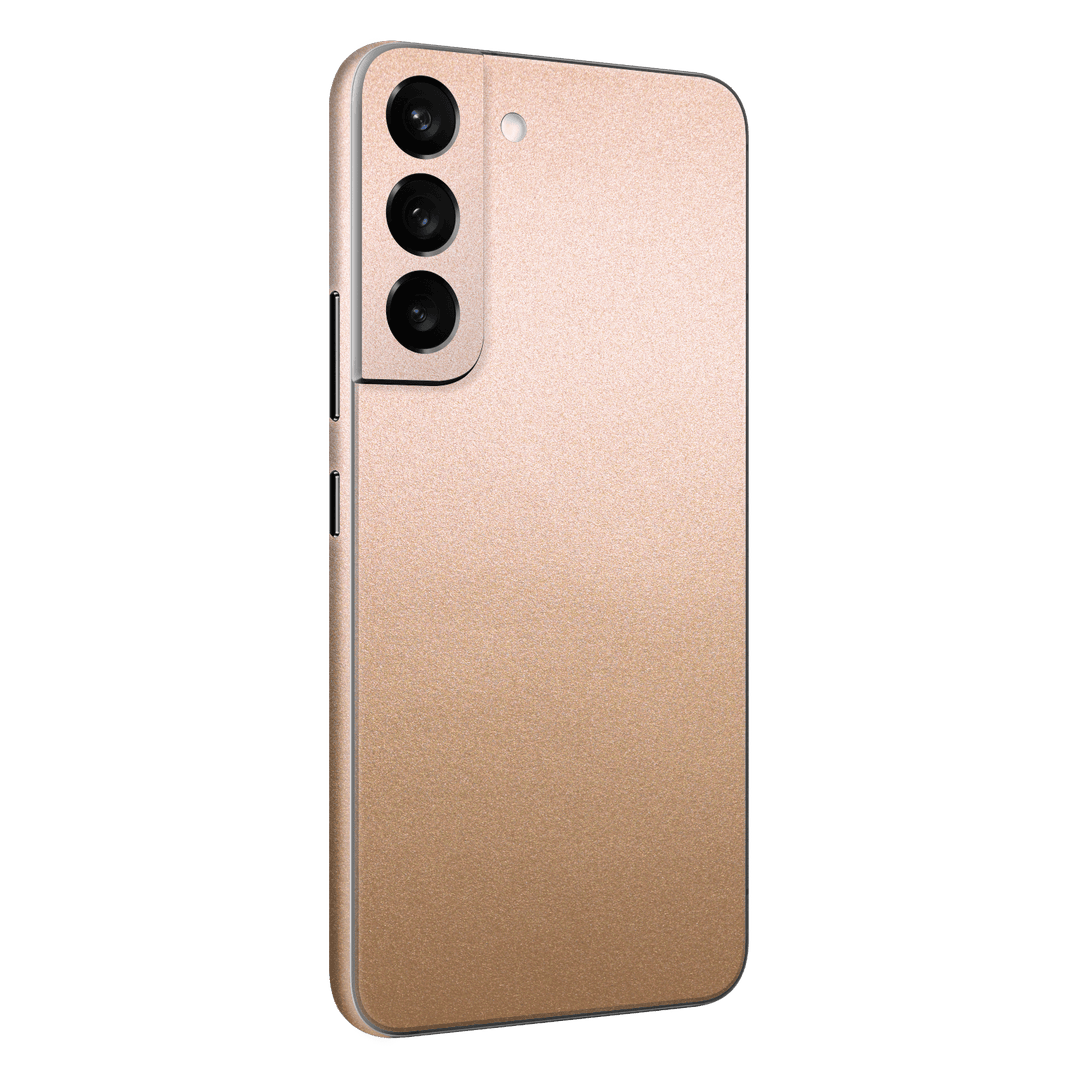 Samsung Galaxy S22+ PLUS Luxuria Luxuria Rose Gold Metallic 3D Textured Skin Wrap Decal Cover Protector by EasySkinz | EasySkinz.com
