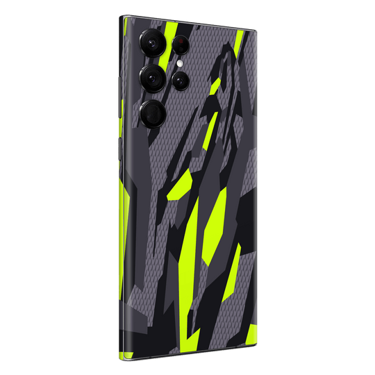 Samsung Galaxy S22 ULTRA Print Printed Custom SIGNATURE Abstract Green Camouflage Skin Wrap Sticker Decal Cover Protector by EasySkinz | EasySkinz.com
