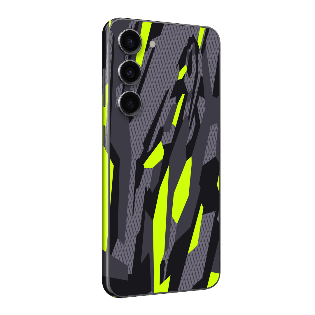 Samsung Galaxy S23+ PLUS Print Printed Custom SIGNATURE Abstract Green Camouflage Skin Wrap Sticker Decal Cover Protector by EasySkinz | EasySkinz.com