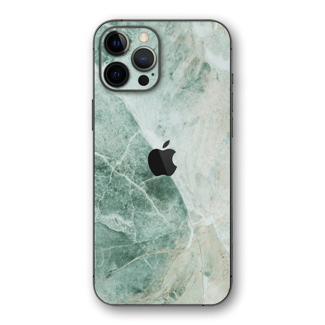 iPhone 12 Pro MAX SIGNATURE Pistachio-Green Marble Skin - Premium Protective Skin Wrap Sticker Decal Cover by QSKINZ | Qskinz.com