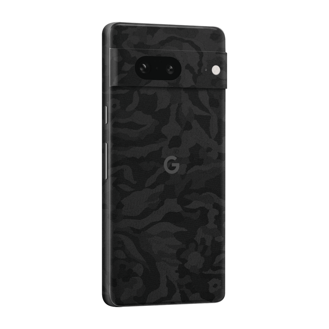 Google Pixel 7 (2022) Luxuria Black 3D Textured Camo Camouflage Skin Wrap Sticker Decal Cover Protector by EasySkinz | EasySkinz.com