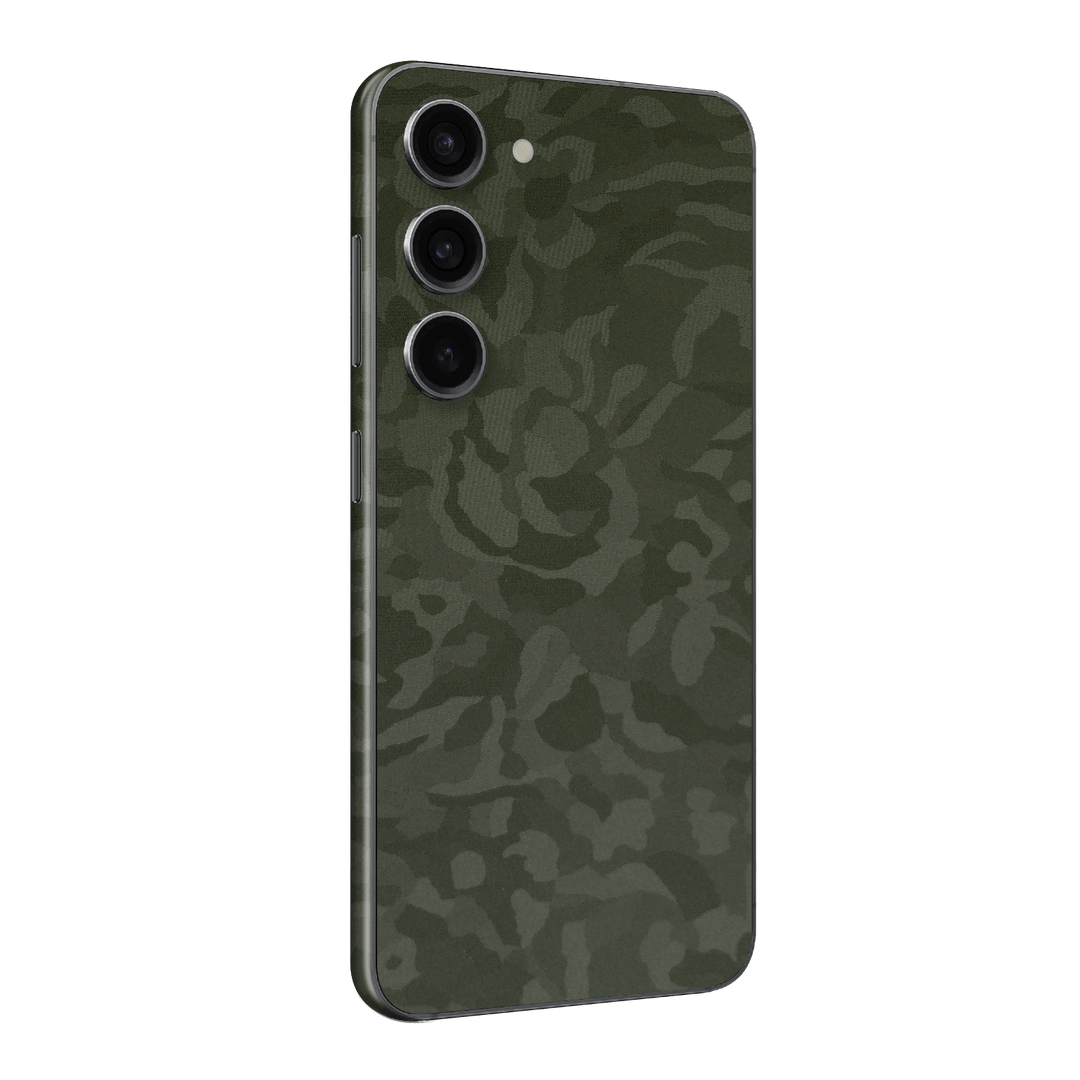 Samsung Galaxy S23 Luxuria Green 3D Textured Camo Camouflage Skin Wrap Decal Cover Protector by EasySkinz | EasySkinz.com