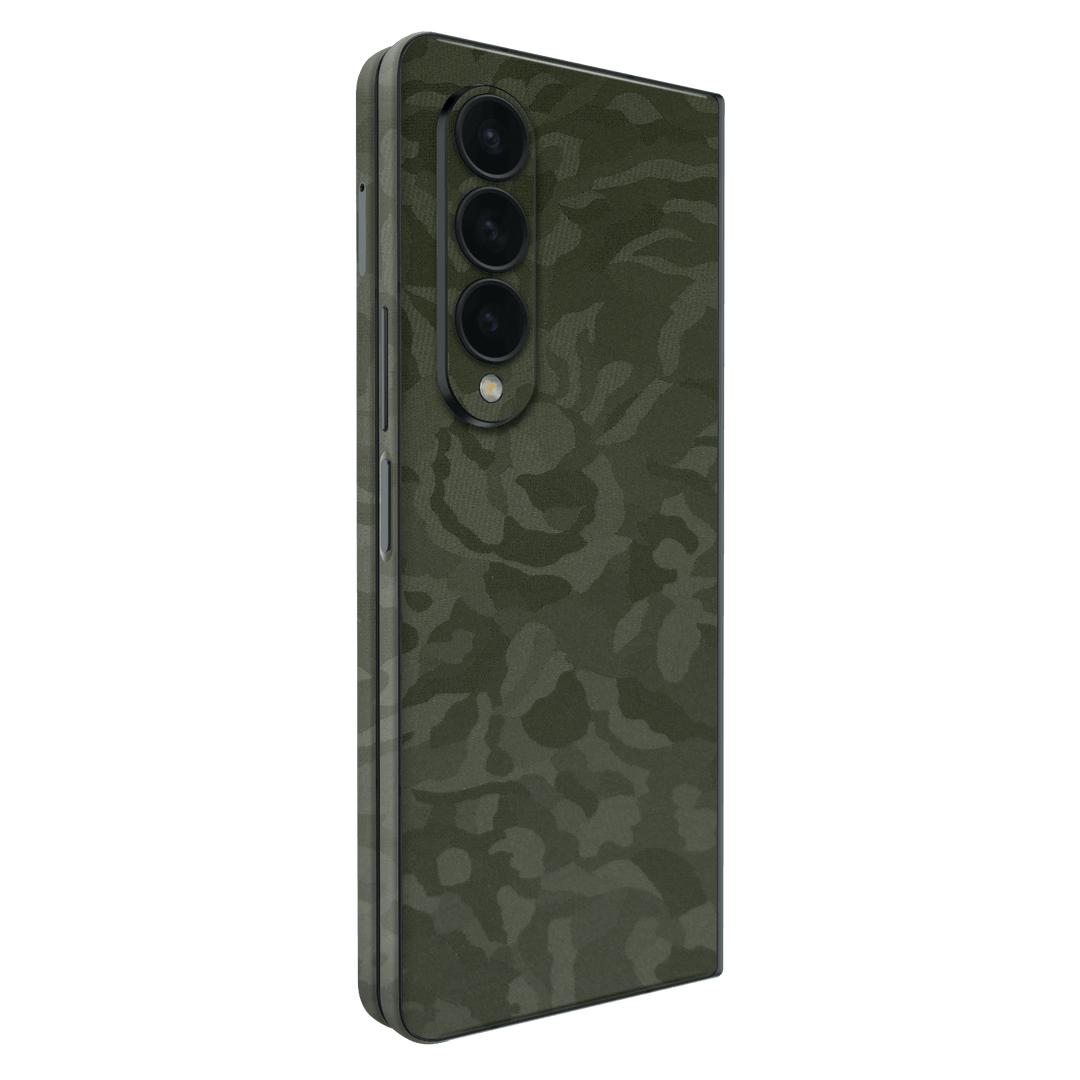Samsung Galaxy Z Fold 4 (2022) Luxuria Green 3D Textured Camo Camouflage Skin Wrap Sticker Decal Cover Protector by EasySkinz | EasySkinz.com