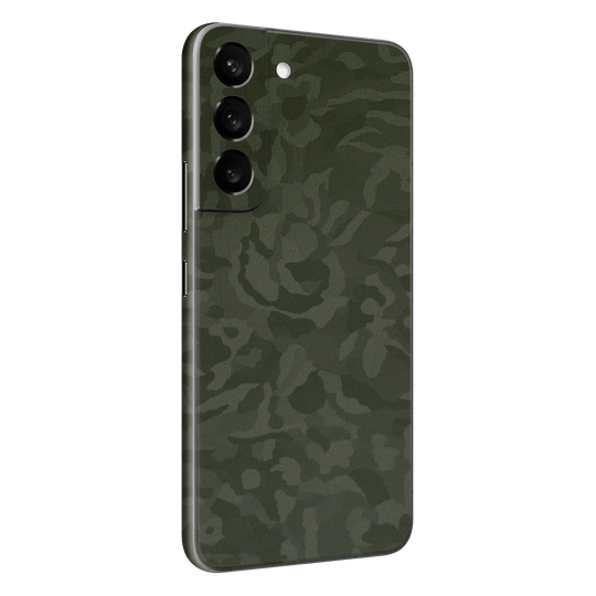 Samsung Galaxy S22+ PLUS Luxuria Green 3D Textured Camo Camouflage Skin Wrap Decal Cover Protector by EasySkinz | EasySkinz.com
