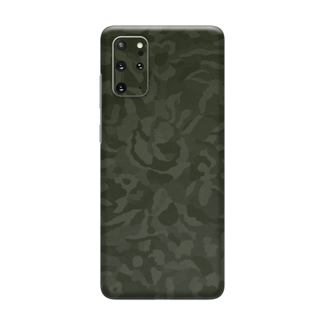 Samsung Galaxy S20+ PLUS Green Camo Camouflage 3D Textured Skin Wrap Sticker Decal Cover Protector by EasySkinz