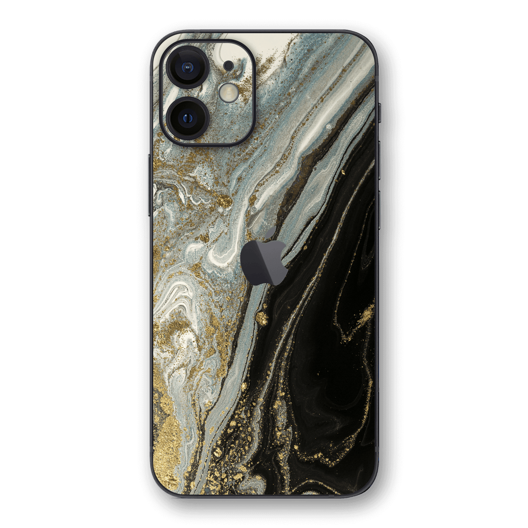 iPhone 12 SIGNATURE GOLD DUST Mystery Skin - Premium Protective Skin Wrap Sticker Decal Cover by QSKINZ | Qskinz.com