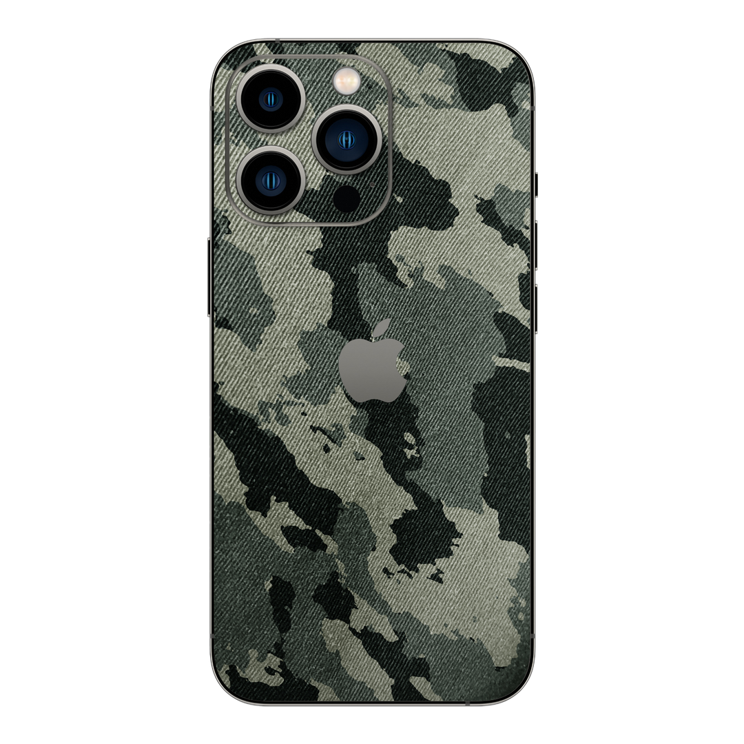 iPhone 13 PRO Print Printed Custom Signature Hidden in the forest Camouflage Pattern Skin Wrap Sticker Decal Cover Protector by EasySkinz