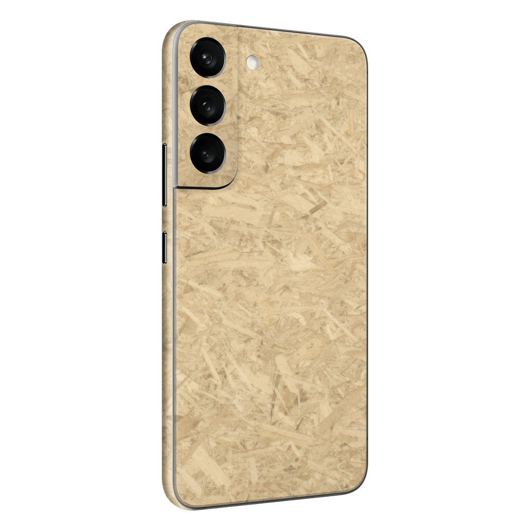 Samsung Galaxy S22 Luxuria Chipboard Wood Wooden Skin Wrap Sticker Decal Cover Protector by EasySkinz | EasySkinz.com