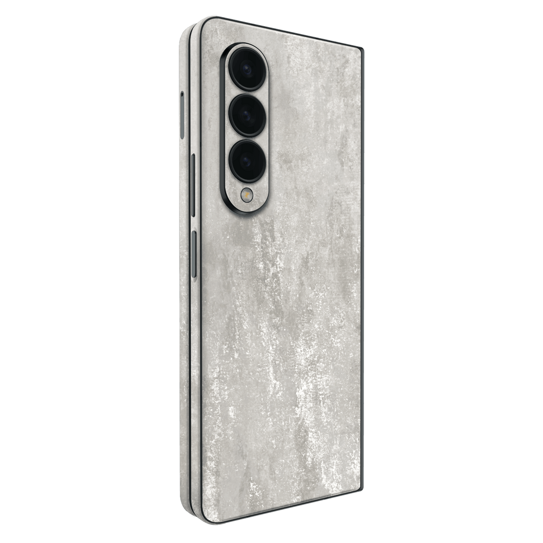 Samsung Galaxy Z Fold 4 (2022) Luxuria Silver Stone Skin Wrap Sticker Decal Cover Protector by EasySkinz | EasySkinz.com