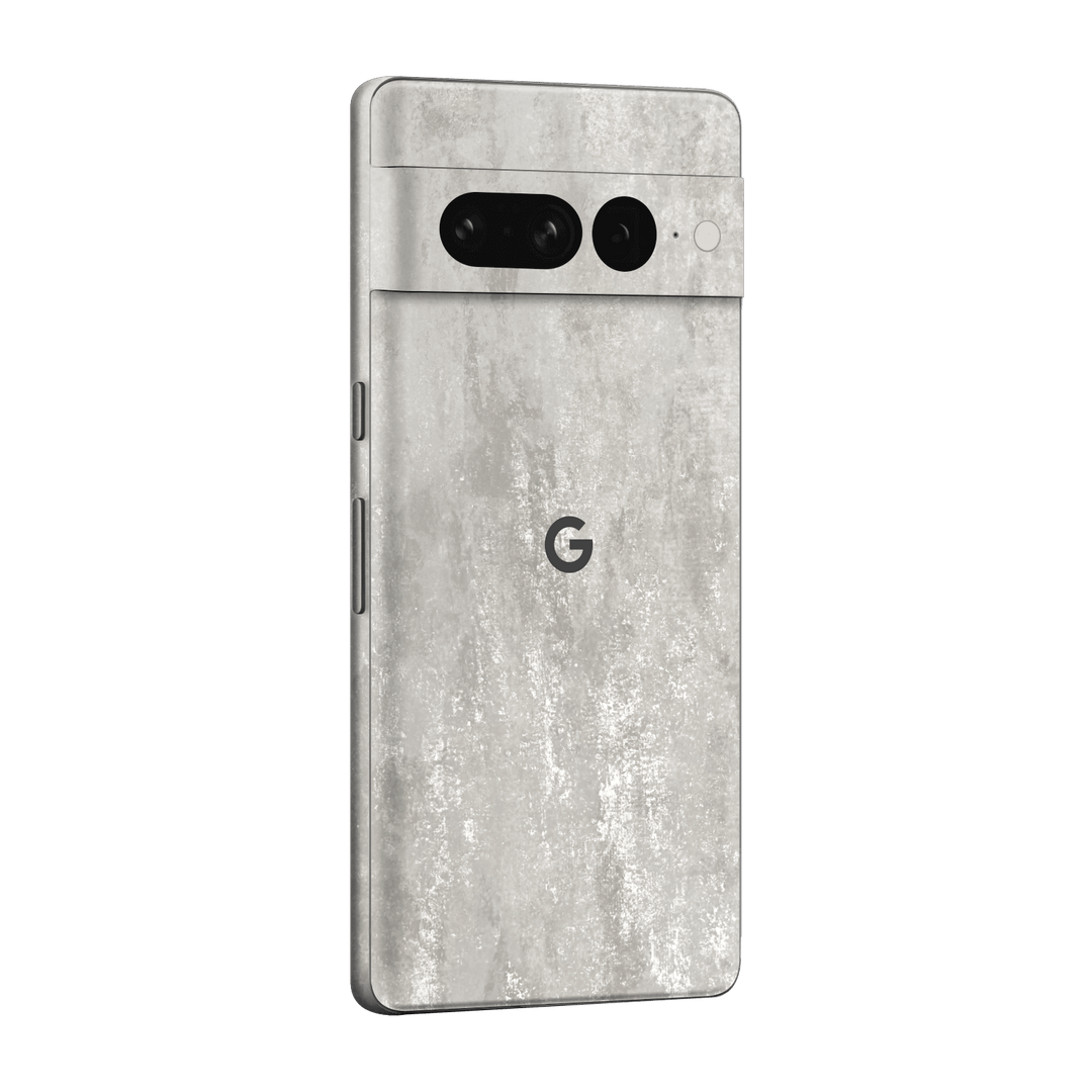 Google Pixel 7 PRO (2022) Luxuria Silver Stone Skin Wrap Sticker Decal Cover Protector by EasySkinz | EasySkinz.com