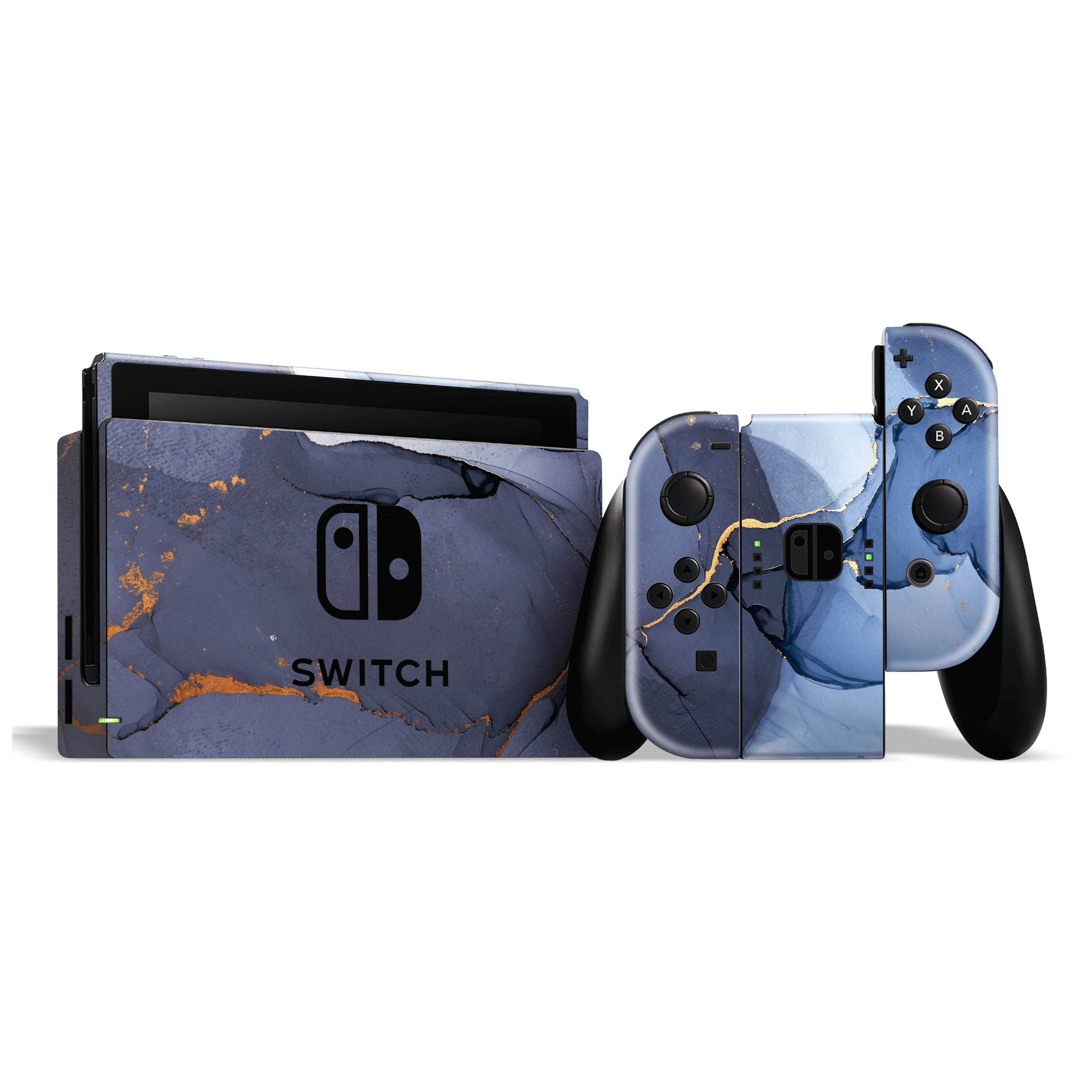 Nintendo SWITCH SIGNATURE AGATE GEODE Pigeon Gold Skin