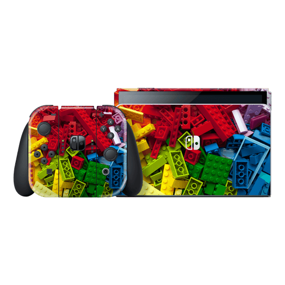 Nintendo Switch OLED SIGNATURE Blocks Destruction Skin