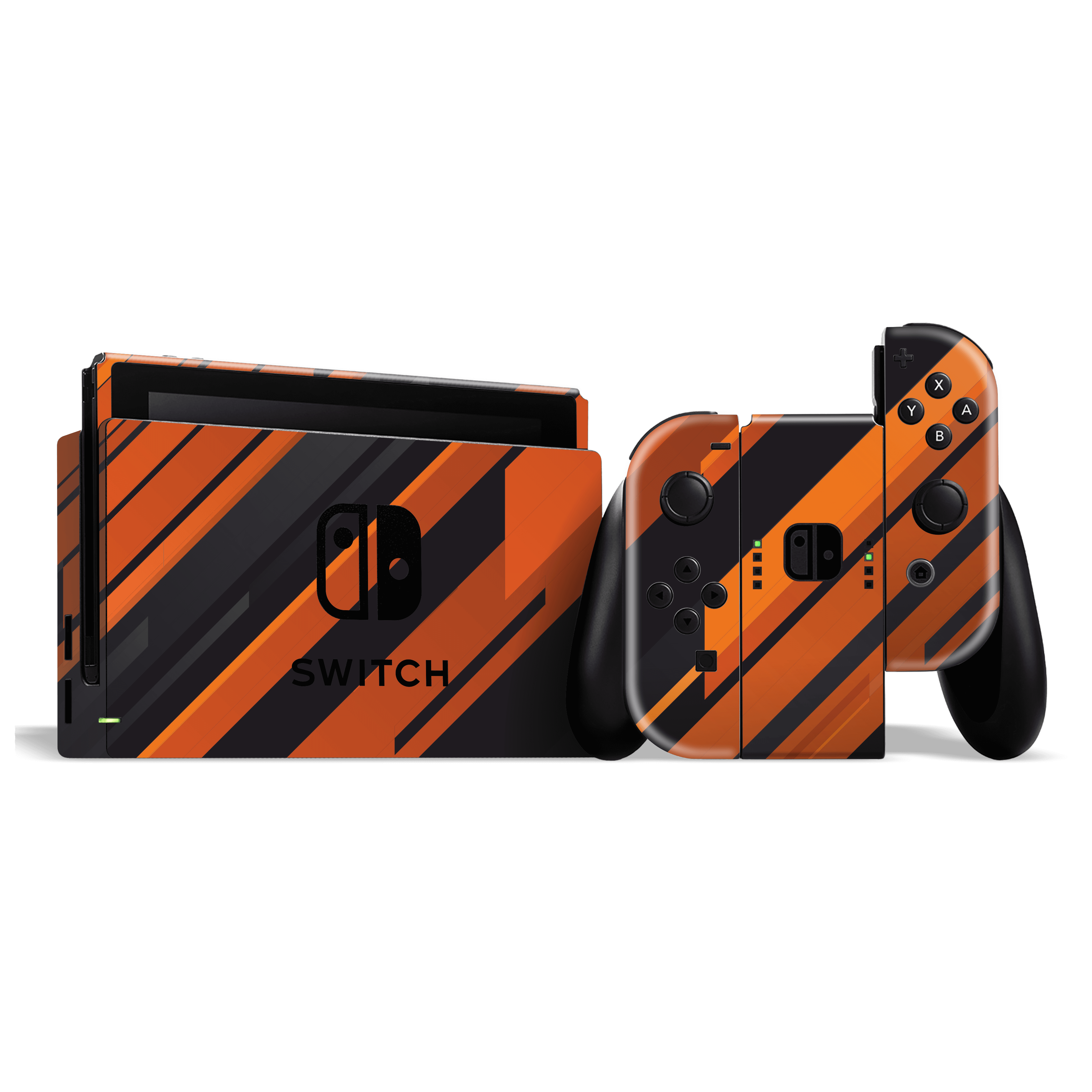 Nintendo SWITCH SIGNATURE Orange Stripes Skin