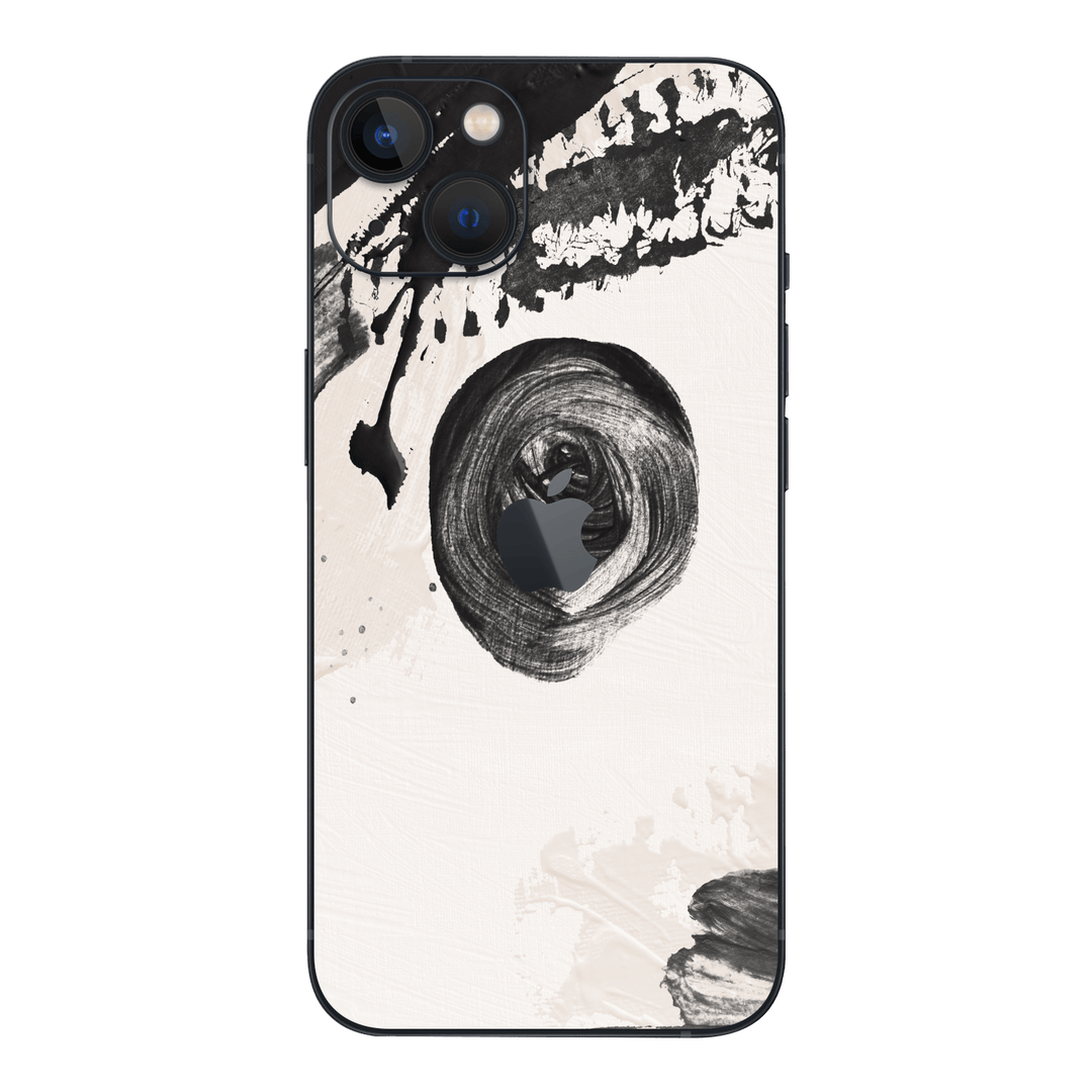 iPhone 14 Print Printed Custom Signature Abstract Black & White Skin Wrap Sticker Decal Cover Protector by EasySkinz