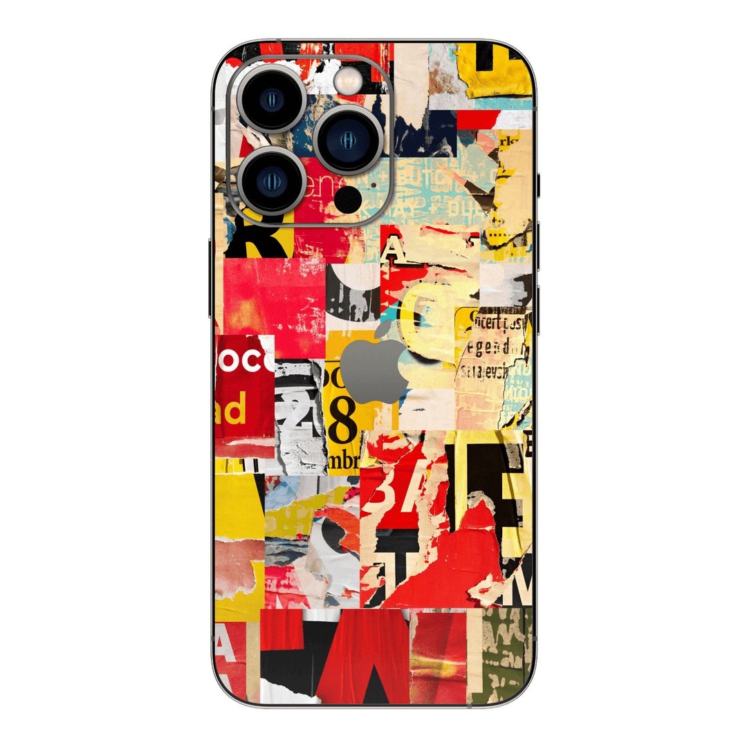 iPhone 13 PRO SIGNATURE Retro Paper Collage Skin - Premium Protective Skin Wrap Sticker Decal Cover by QSKINZ | Qskinz.com