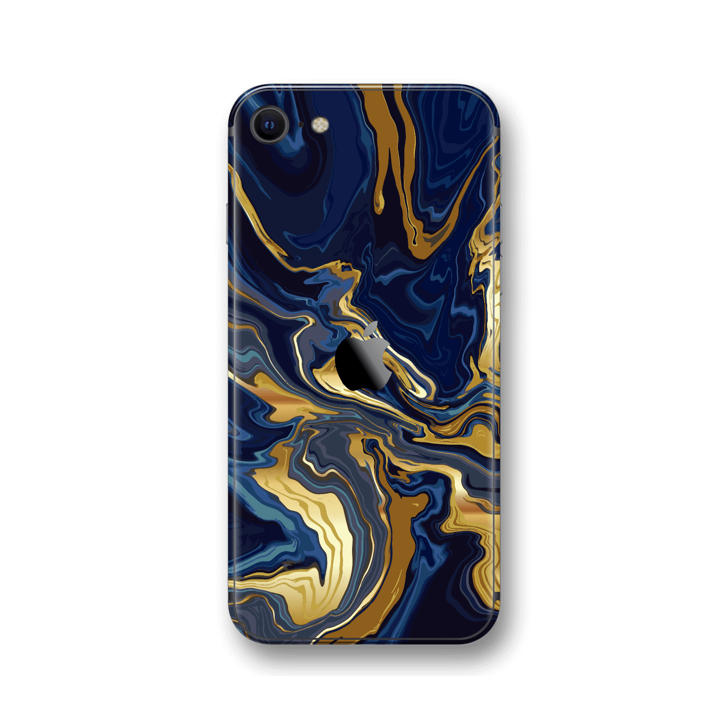 iPhone SE SIGNATURE Ocean & Gold Luxury Skin