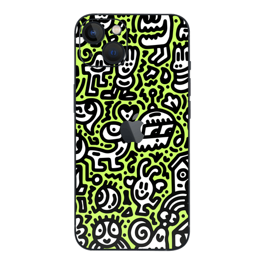 iPhone 14 SIGNATURE Green Tribal Skin - Premium Protective Skin Wrap Sticker Decal Cover by QSKINZ | Qskinz.com