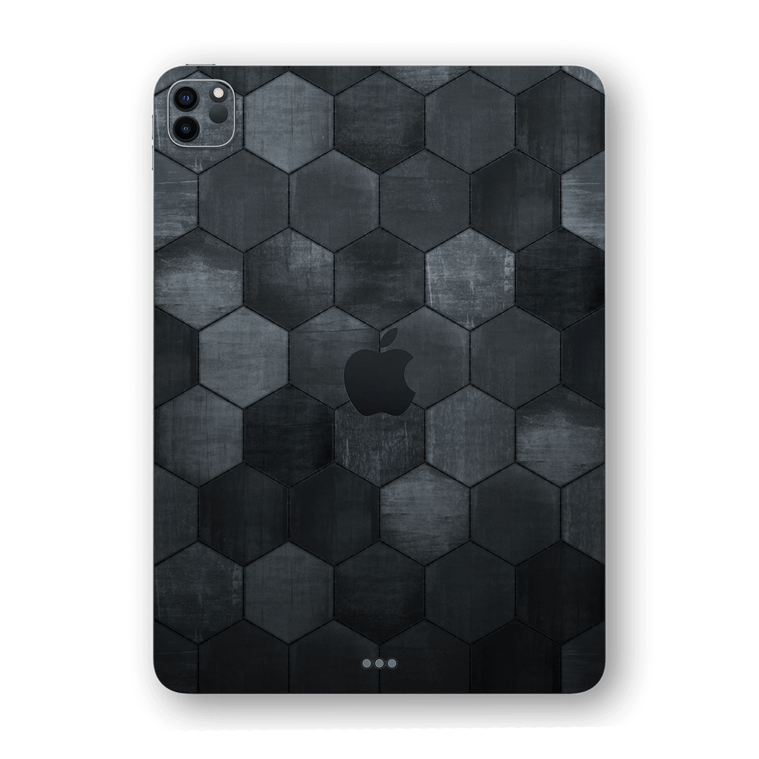 iPad PRO 12.9" (2020) SIGNATURE Slate Honeycomb Tiles Skin, Wrap, Decal, Protector, Cover by EasySkinz | EasySkinz.com