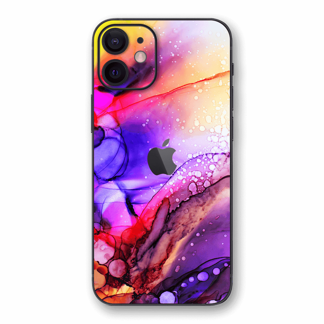 iPhone 12 SIGNATURE Multicoloured Alcohol Ink Skin - Premium Protective Skin Wrap Sticker Decal Cover by QSKINZ | Qskinz.com