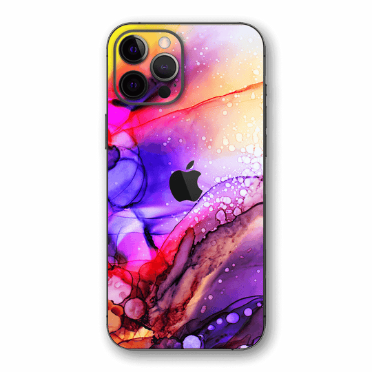 iPhone 12 PRO SIGNATURE Multicoloured Alcohol Ink Skin - Premium Protective Skin Wrap Sticker Decal Cover by QSKINZ | Qskinz.com