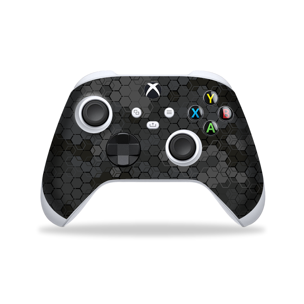 XBOX Series X CONTROLLER Skin - Print Printed Custom Signature Abstract SLATE Hexagon Skin, Wrap, Decal, Protector, Cover by EasySkinz | EasySkinz.com