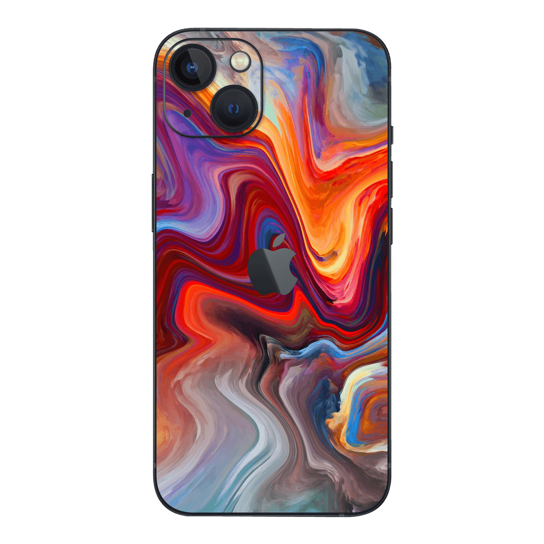 iPhone 13 MINI SIGNATURE AGATE GEODE Sunrise Visions Skin - Premium Protective Skin Wrap Sticker Decal Cover by QSKINZ | Qskinz.com