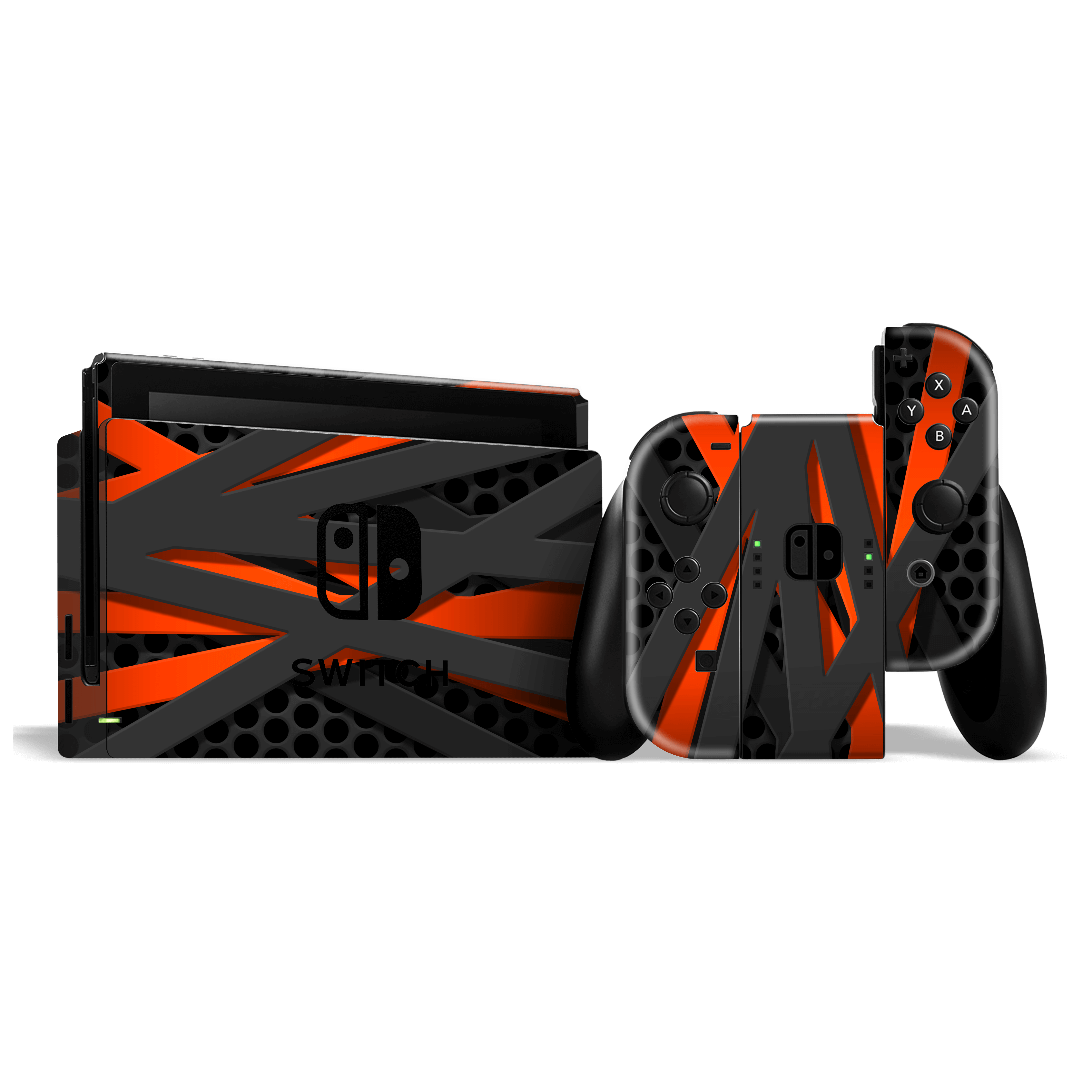 Nintendo SWITCH SIGNATURE Red FIBRE Skin