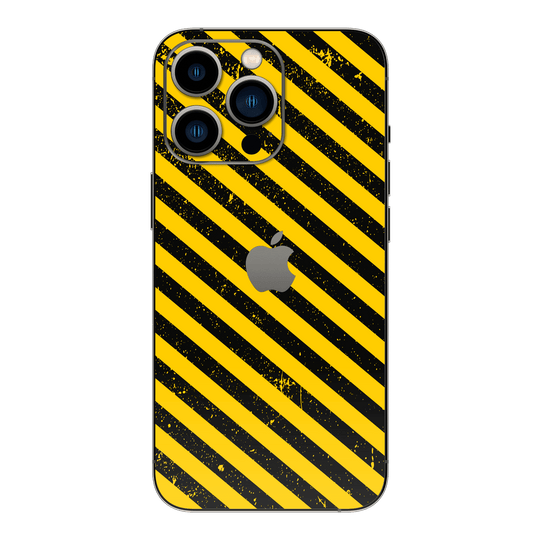 iPhone 14 PRO SIGNATURE Yellow Lines Skin - Premium Protective Skin Wrap Sticker Decal Cover by QSKINZ | Qskinz.com