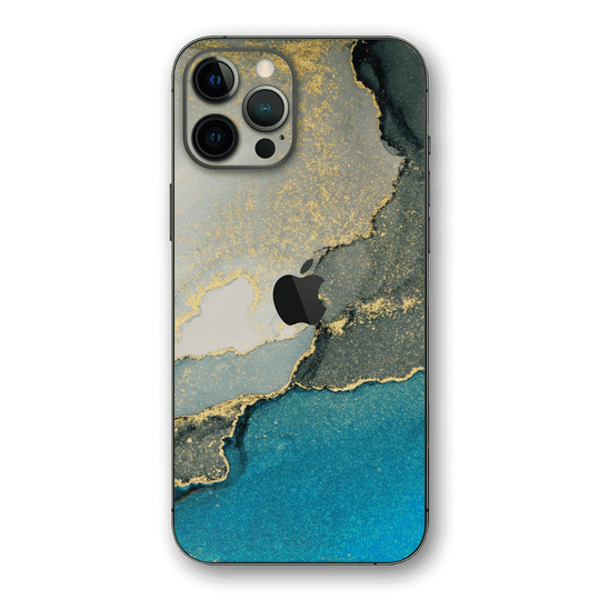 iPhone 12 PRO SIGNATURE Ocean Waterfront MARBLE Skin - Premium Protective Skin Wrap Sticker Decal Cover by QSKINZ | Qskinz.com