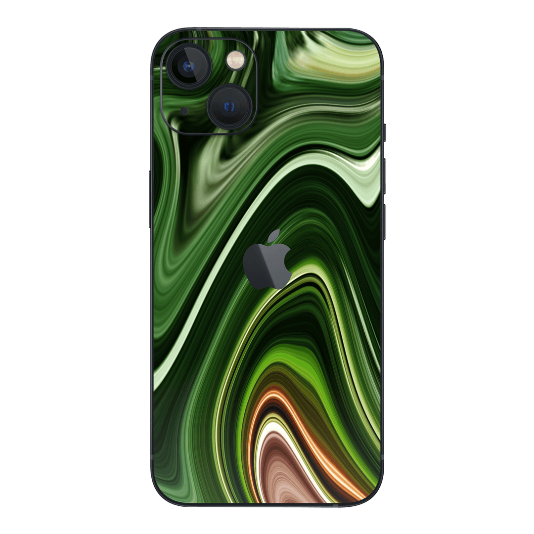 iPhone 13 Print Printed Custom Signature AGATE GEODE Aquatic Plants Skin Wrap Sticker Decal Cover Protector by EasySkinz