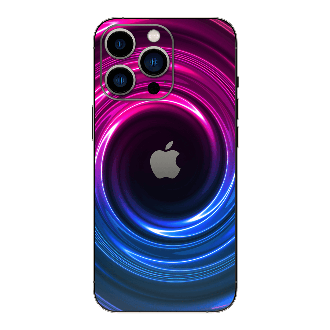 iPhone 14 PRO SIGNATURE Neon Light Spinning Skin - Premium Protective Skin Wrap Sticker Decal Cover by QSKINZ | Qskinz.com