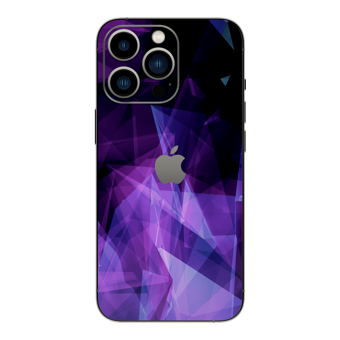 iPhone 13 Pro Print Printed Custom Signature Purple Crystals Skin Wrap Sticker Decal Cover Protector by EasySkinz