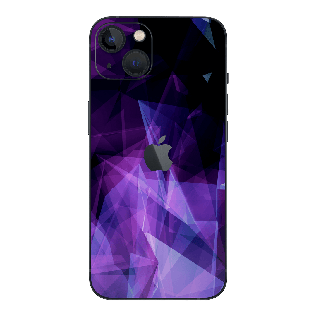 iPhone 13 mini Print Printed Custom Signature Purple Crystals Skin Wrap Sticker Decal Cover Protector by EasySkinz