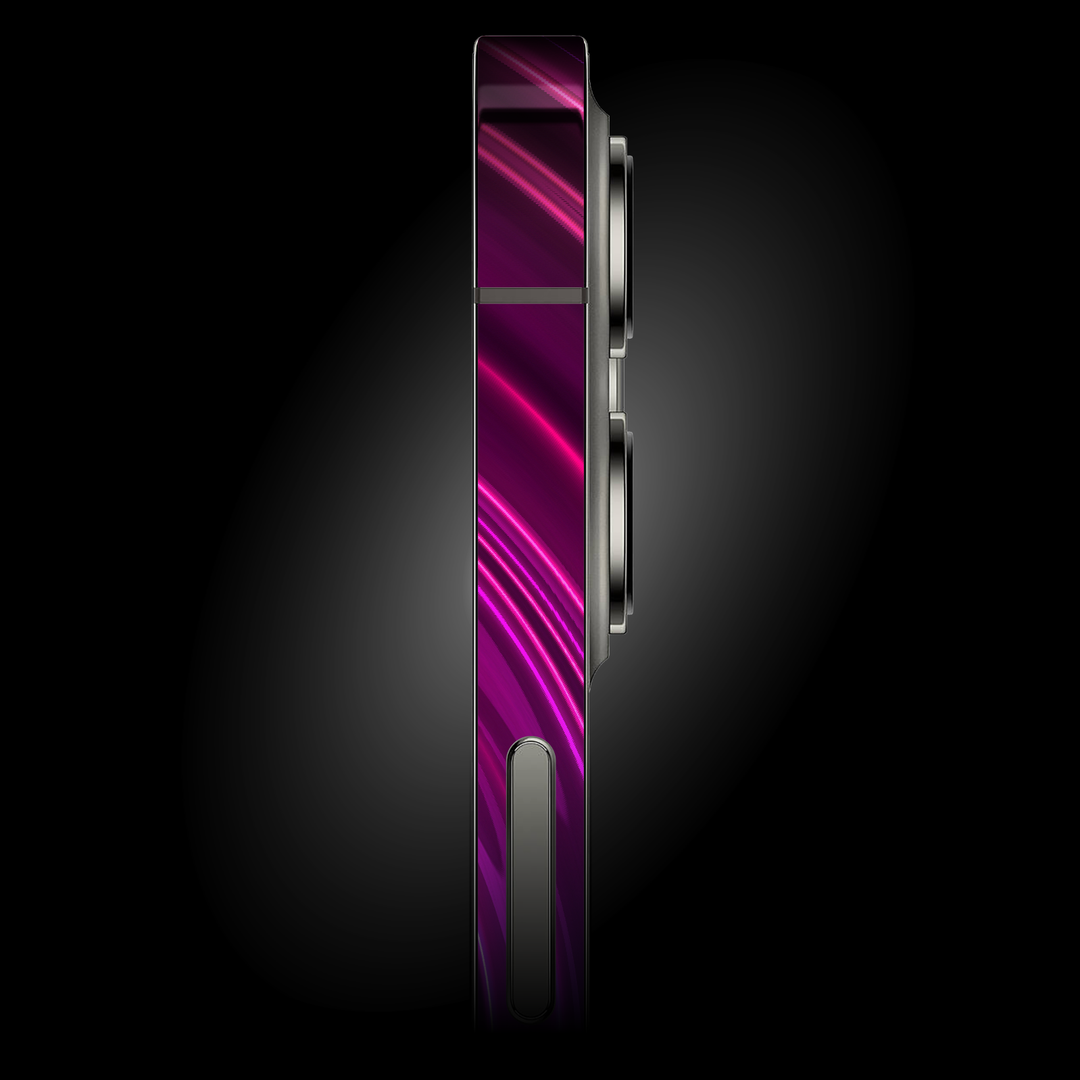 iPhone 13 SIGNATURE Neon Light Spinning Skin - Premium Protective Skin Wrap Sticker Decal Cover by QSKINZ | Qskinz.com