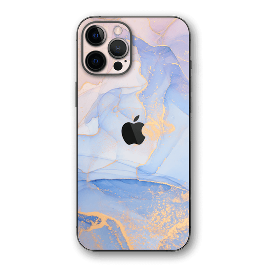 iPhone 12 PRO SIGNATURE AGATE GEODE Pastel-Gold Skin - Premium Protective Skin Wrap Sticker Decal Cover by QSKINZ | Qskinz.com