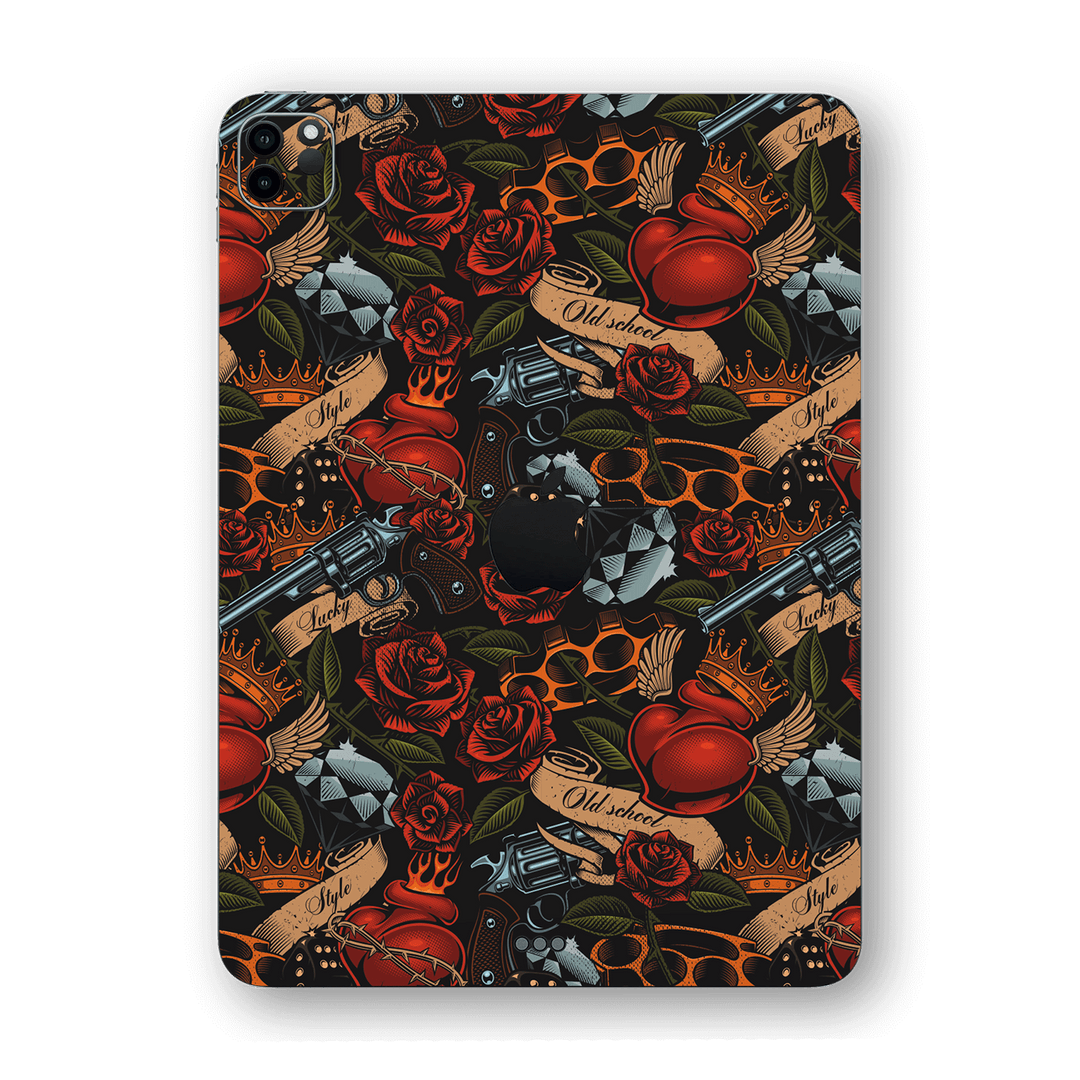 iPad PRO 11" (2020) Print Printed Custom SIGNATURE Old School Tattoo Skin Wrap Sticker Decal Cover Protector by EasySkinz