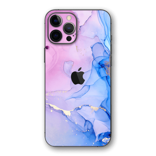 iPhone 12 Pro MAX SIGNATURE AGATE GEODE Pink-Blue Skin - Premium Protective Skin Wrap Sticker Decal Cover by QSKINZ | Qskinz.com
