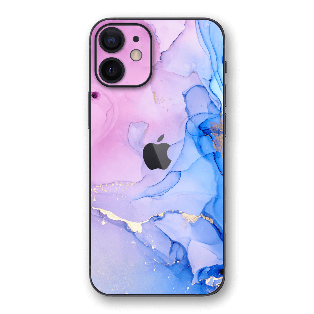 iPhone 12 SIGNATURE AGATE GEODE Pink-Blue Skin - Premium Protective Skin Wrap Sticker Decal Cover by QSKINZ | Qskinz.com