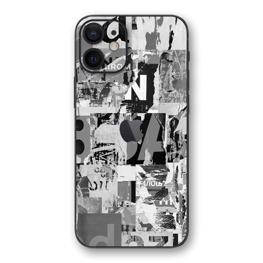 iPhone 12 SIGNATURE Black & White Poster Skin - Premium Protective Skin Wrap Sticker Decal Cover by QSKINZ | Qskinz.com