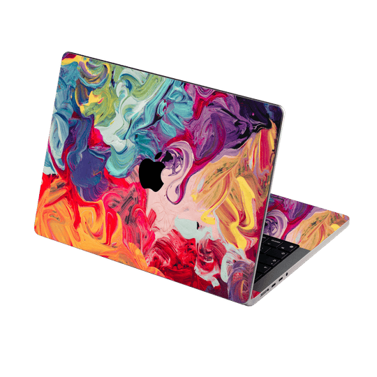 MacBook PRO 16" (2021) Print Printed Custom Signature Abstract Acrylic Painting Skin Wrap Sticker Decal Cover Protector by EasySkinz | EasySkinz.com