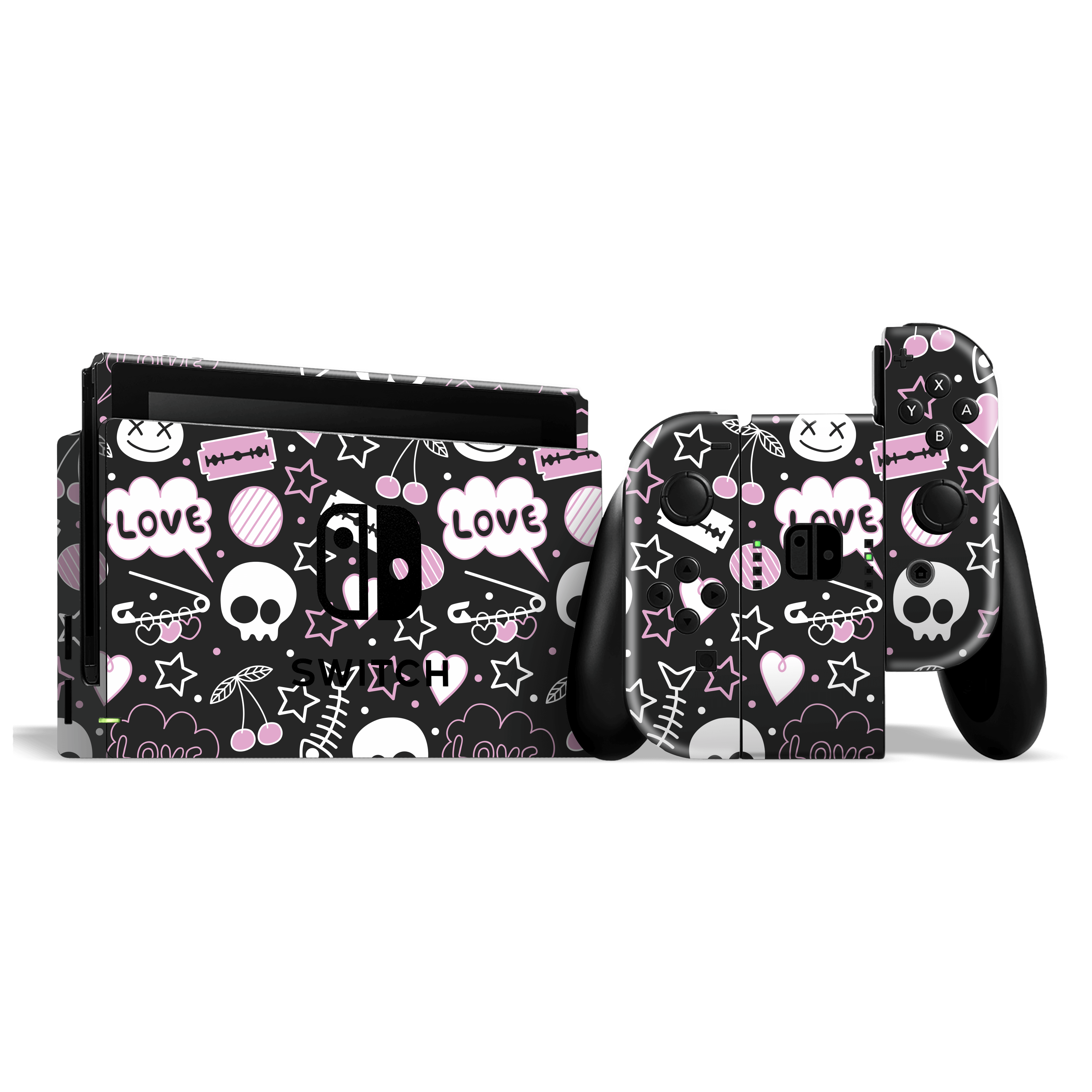 Nintendo SWITCH SIGNATURE Scary Fun STICKERS Skin