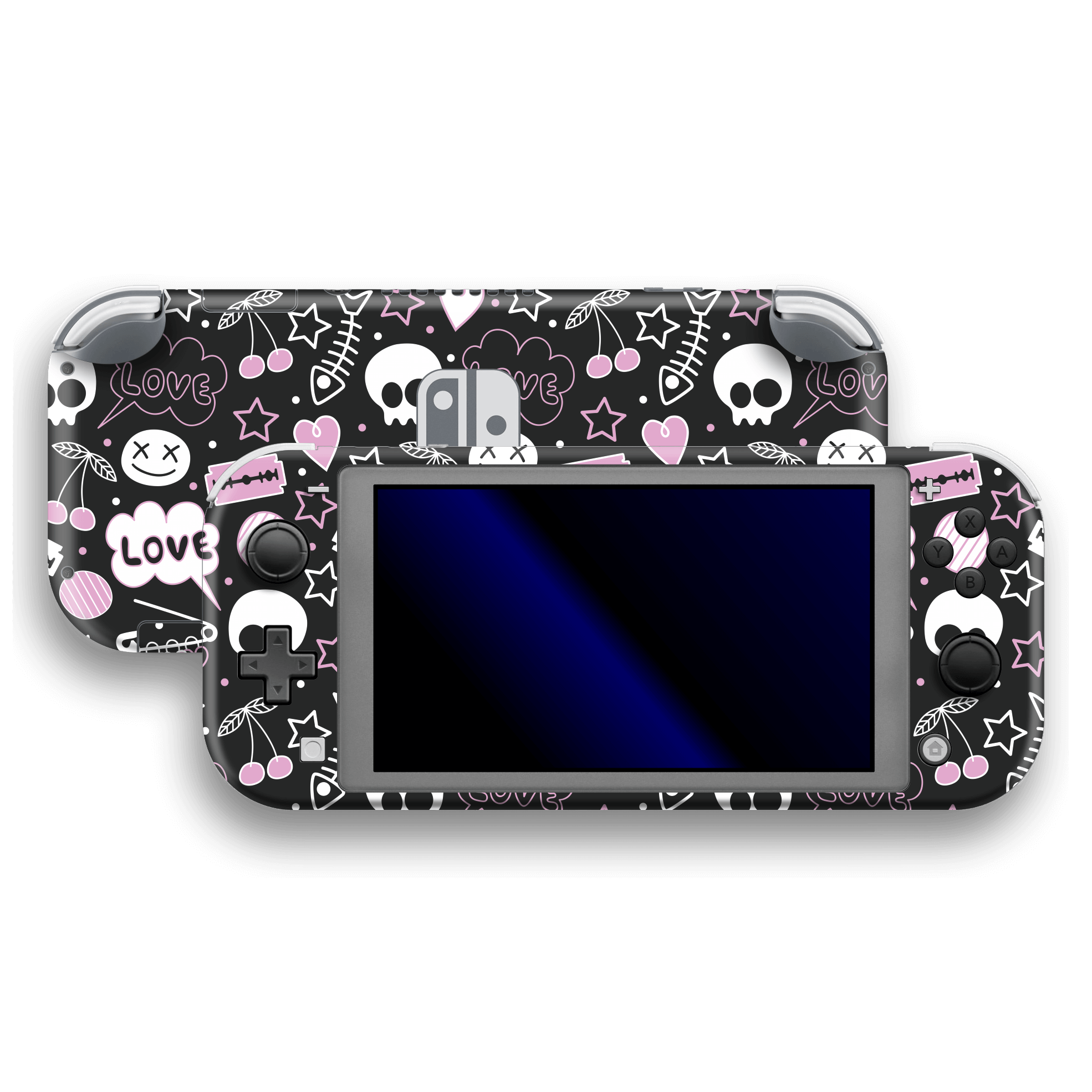 Nintendo Switch LITE SIGNATURE Scary Fun STICKERS Skin