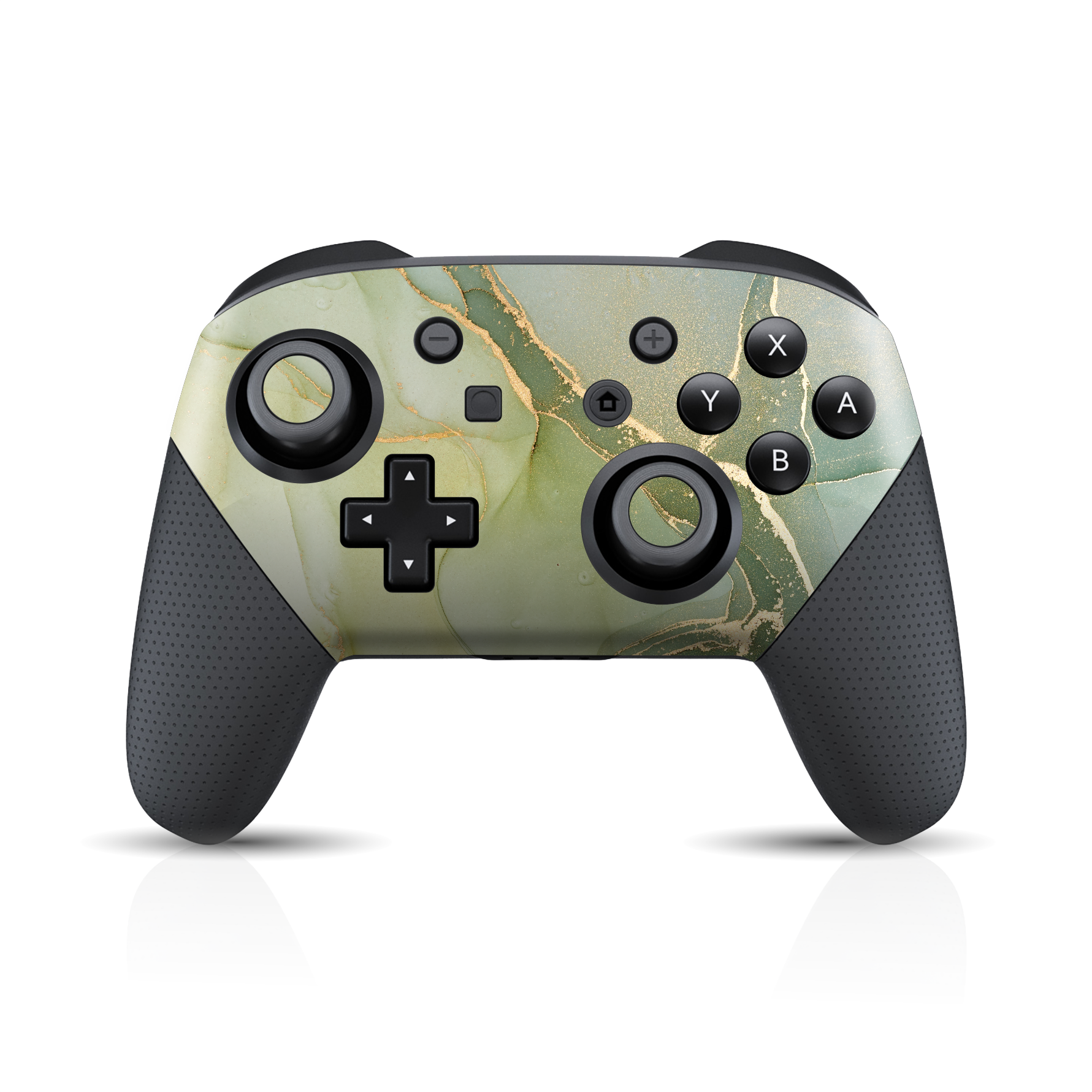 Nintendo Switch Pro CONTROLLER SIGNATURE AGATE GEODE Gold Skin