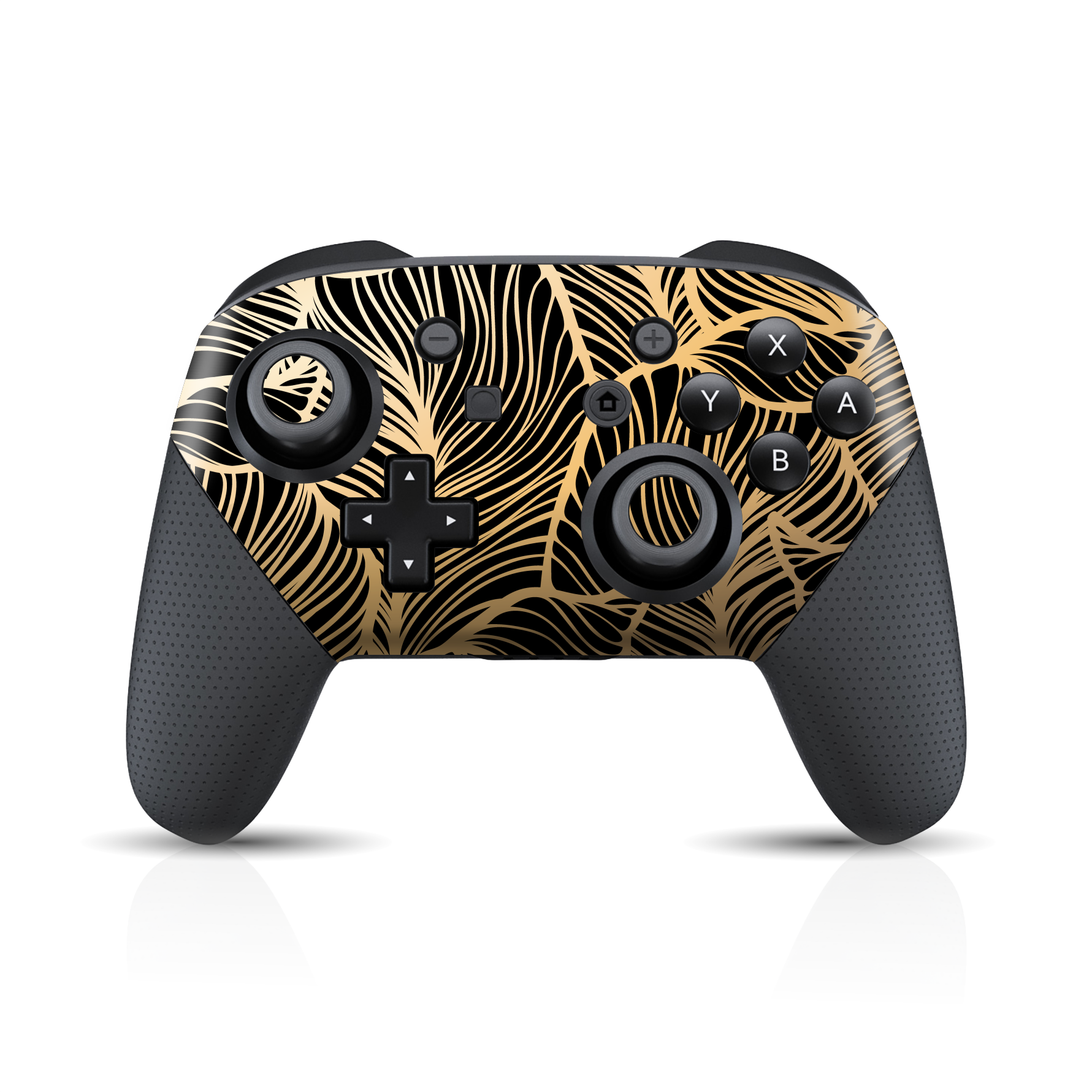 Nintendo Switch Pro CONTROLLER SIGNATURE Abstract Royal Floral Skin