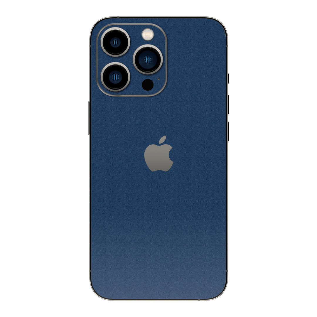 iPhone 13 PRO LUXURIA Admiral Blue Textured Skin - Premium Protective Skin Wrap Sticker Decal Cover by QSKINZ | Qskinz.com