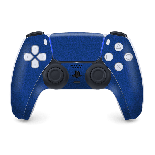 PS5 Playstation 5 DualSense Wireless Controller Skin - Luxuria Admiral Blue 3D Textured Skin Wrap Decal Cover Protector by EasySkinz | EasySkinz.com